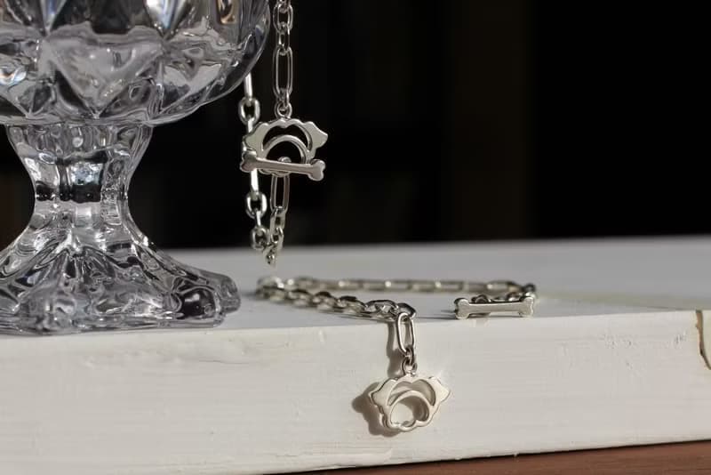 小狗與骨头 925银T扣手链