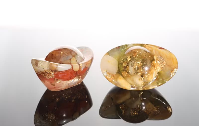 【新年禮物】招財金元寶擺飾黃玉紅瑪瑙款-開運水晶聚寶盆風水