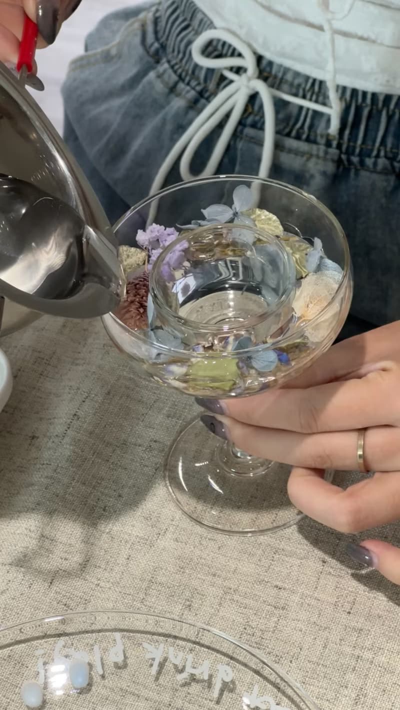 【體驗】【體驗】高雄蠟燭教室 乾燥花燭台體驗 香氛燭台 花燭台
