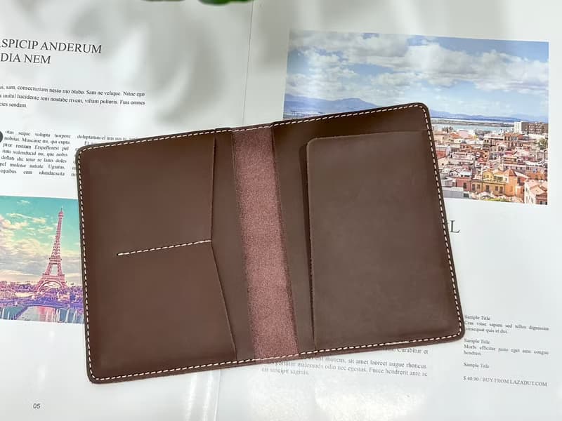 真皮護照夾 護照包 旅行 旅遊 出國 生日 畢業 交換禮物 英文燙金