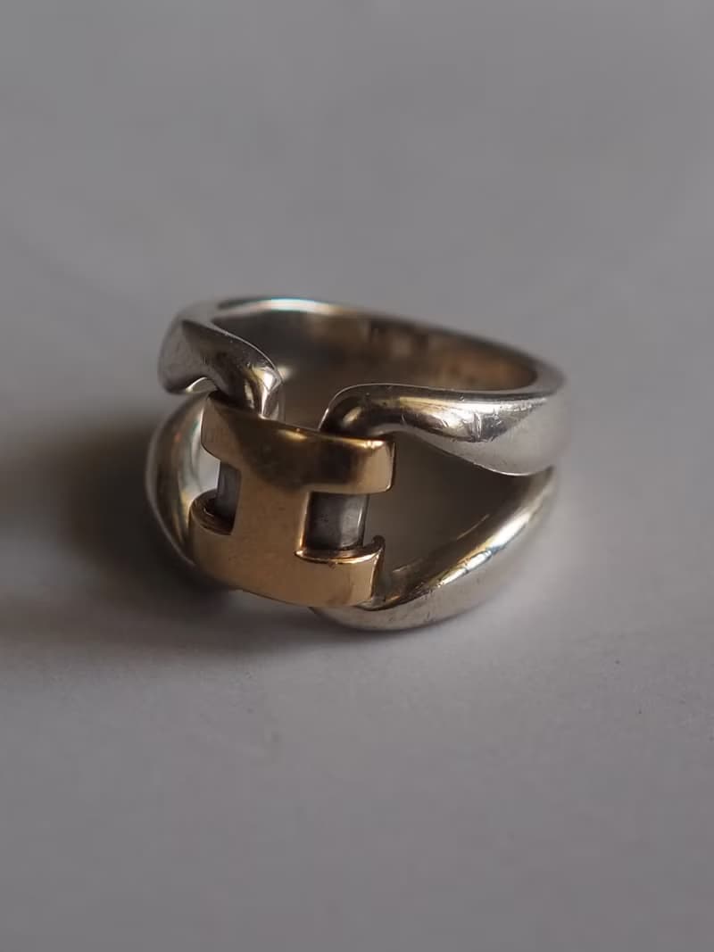 HERMÈS History Ring エルメス ヒストリー リング シルバー ゴールド ヴィンテージ