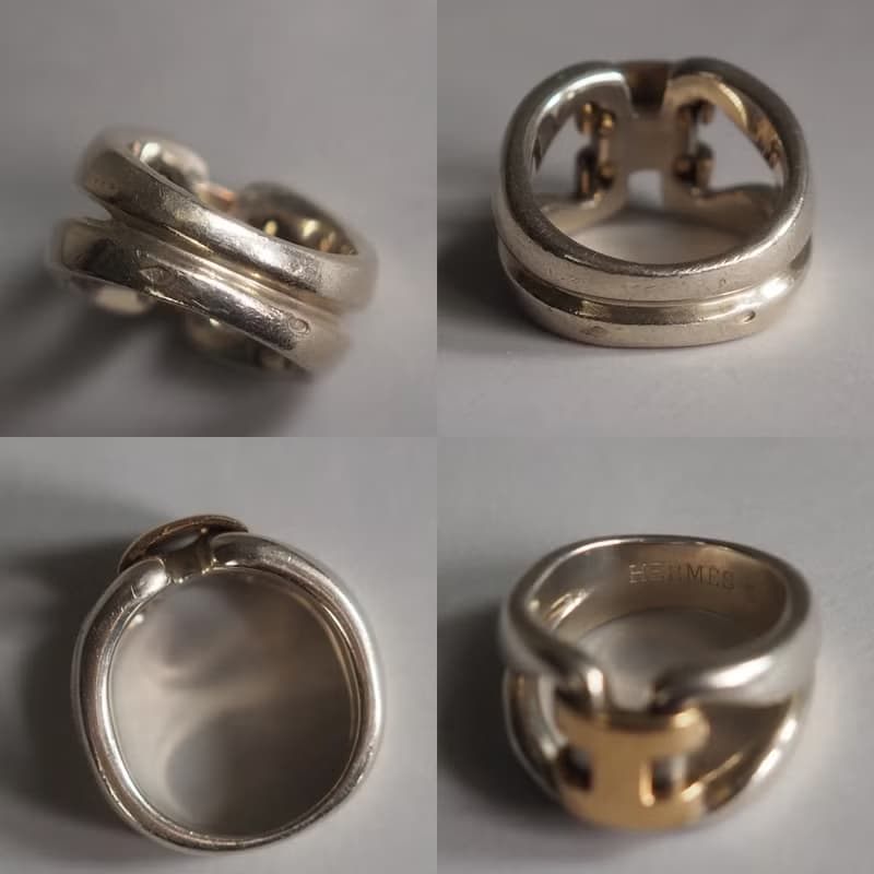 HERMÈS History Ring エルメス ヒストリー リング シルバー ゴールド ヴィンテージ