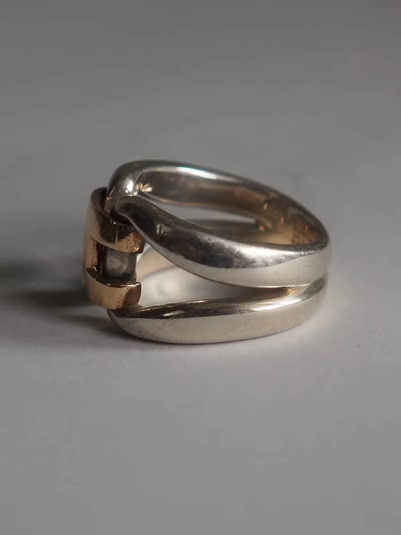 HERMÈS History Ring エルメス ヒストリー リング シルバー ゴールド ヴィンテージ