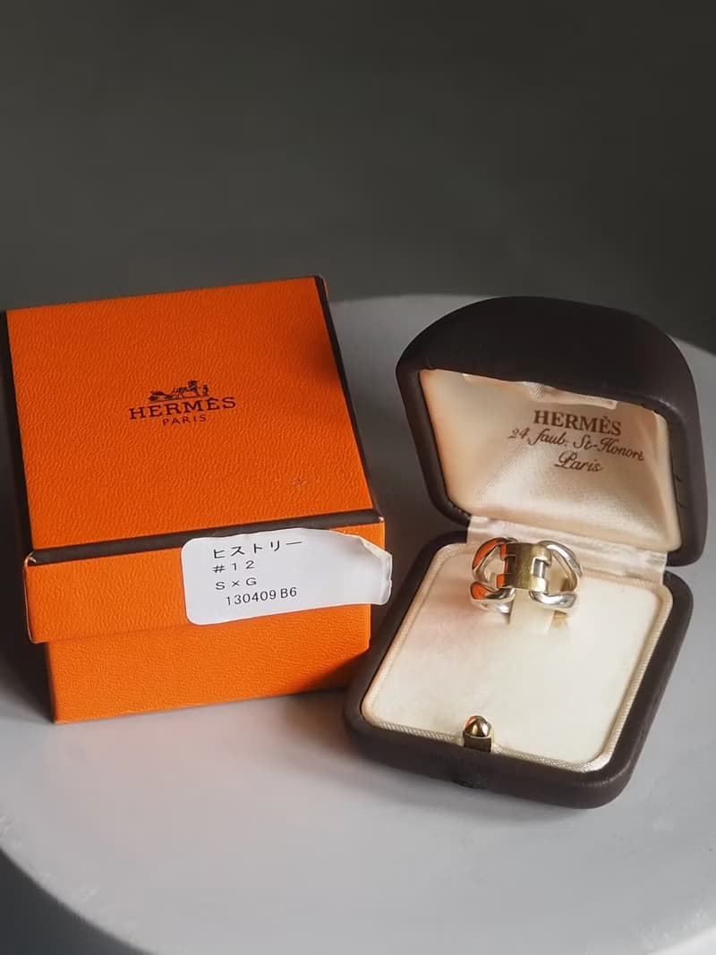 HERMÈS History Ring エルメス ヒストリー リング シルバー ゴールド ヴィンテージ
