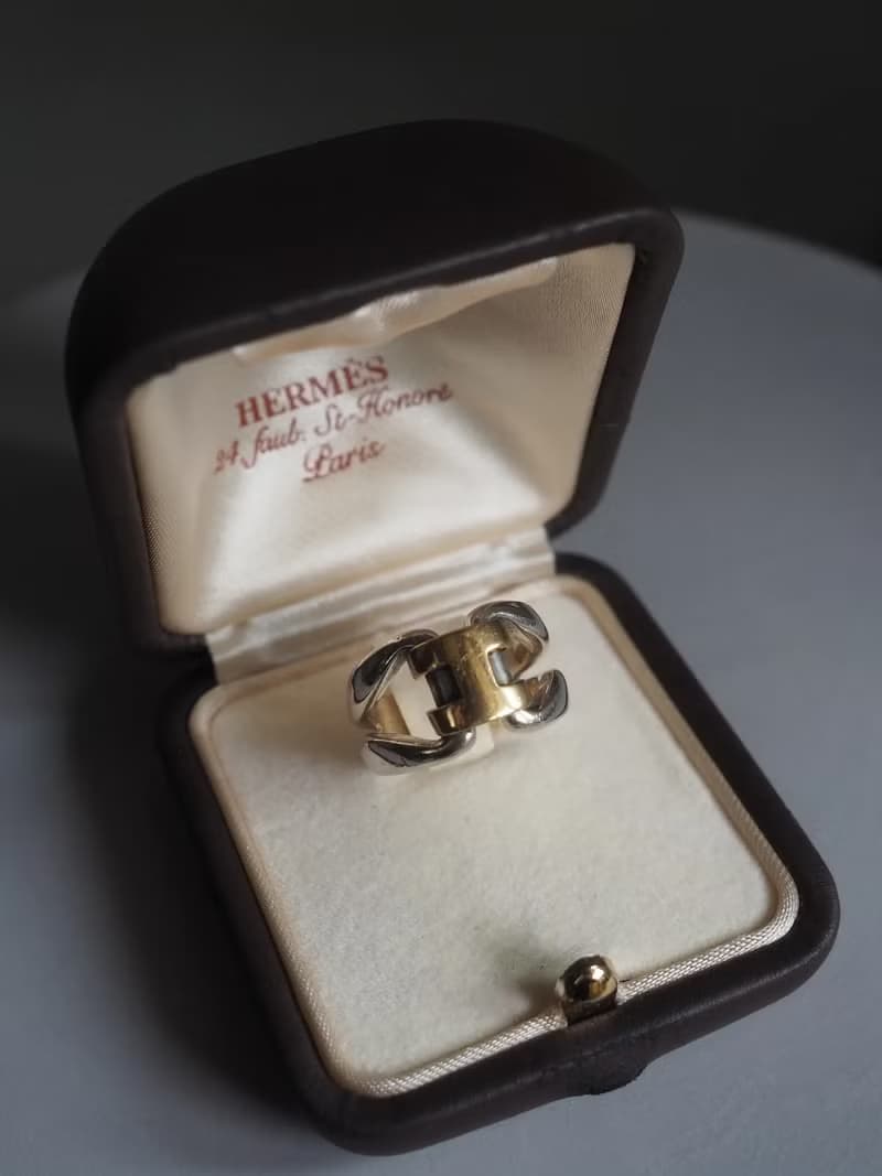 HERMÈS History Ring エルメス ヒストリー リング シルバー ゴールド ヴィンテージ