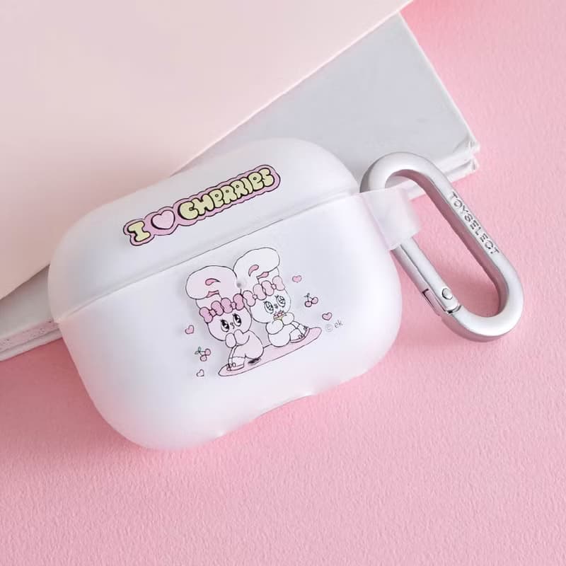艾絲樂小兔 櫻桃萌友強悍防摔AirPods保護套