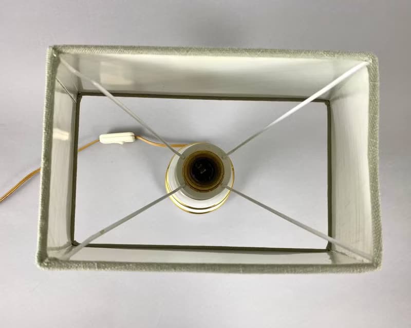 優秀的瓷器復古檯燈 比利時布魯塞爾瓷器