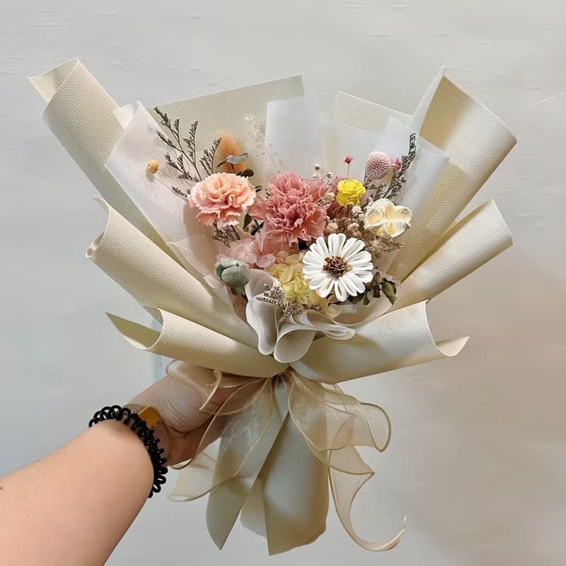 母親節 永生康乃馨 花束