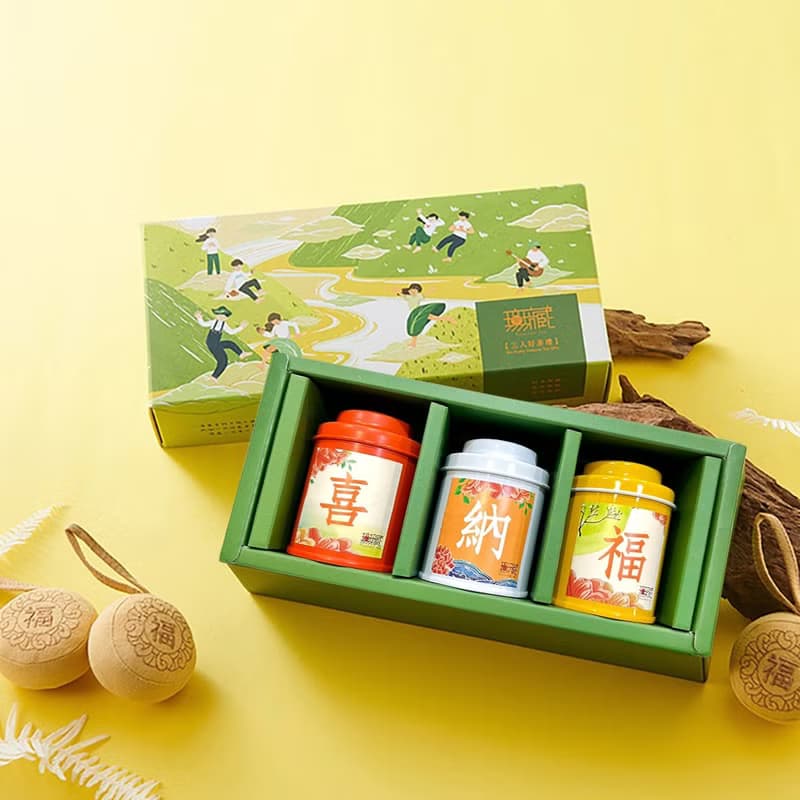 T4【無藏】端午公益 臺茶紅茶 綜合三入小茶禮_全彩盒(1散茶+2茶