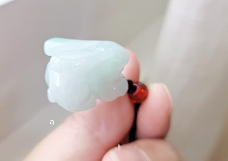 【親翠】天然翡翠 冰果綠胖臀兔兔項鍊 生肖 兔