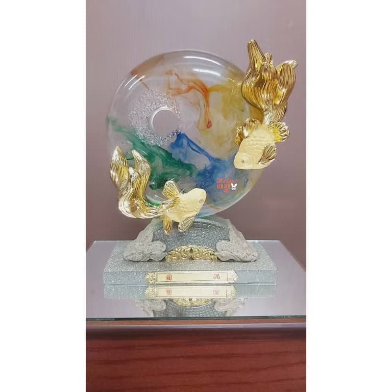 琉璃金箔 吉祥如意 升遷送禮 退休送禮 開幕送禮 新婚送禮 退伍賀