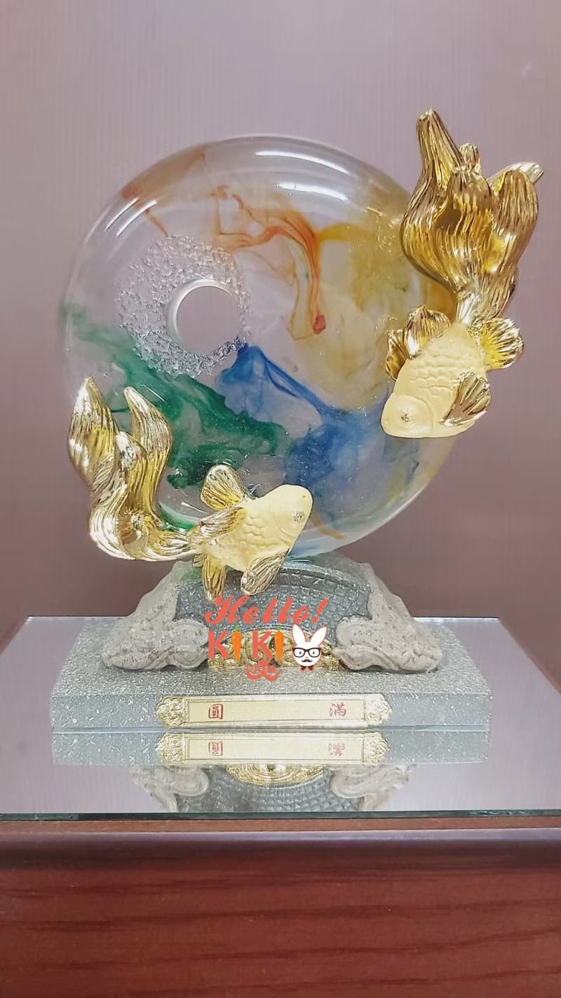 琉璃金箔 吉祥如意 升遷送禮 退休送禮 開幕送禮 新婚送禮 退伍賀