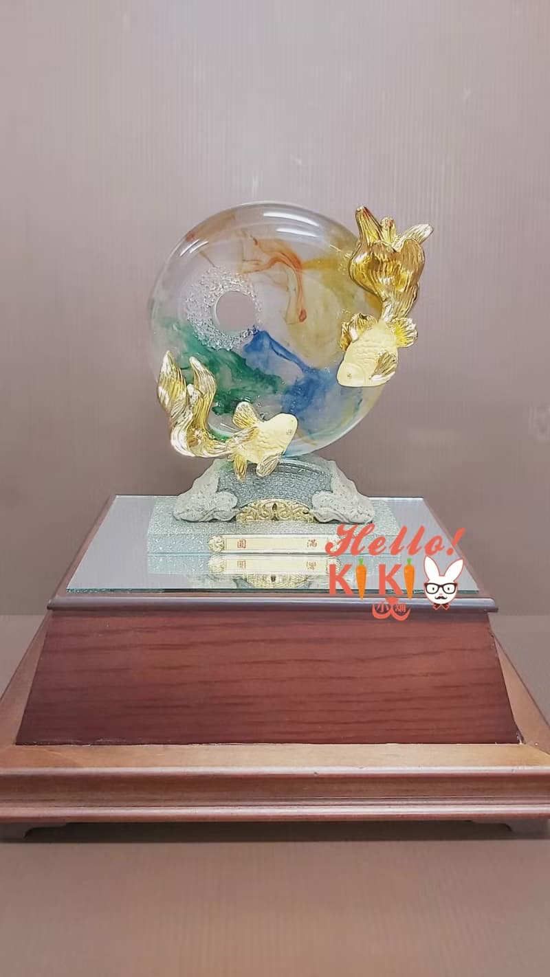 琉璃金箔 吉祥如意 升遷送禮 退休送禮 開幕送禮 新婚送禮 退伍賀