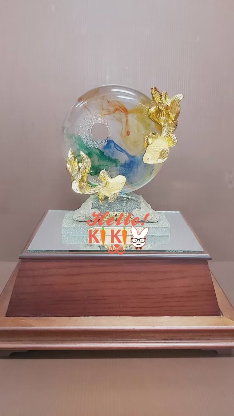 琉璃金箔 吉祥如意 升遷送禮 退休送禮 開幕送禮 新婚送禮 退伍賀