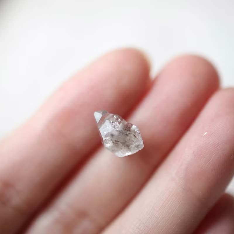 閃靈水晶純銀耳環　可改耳夾