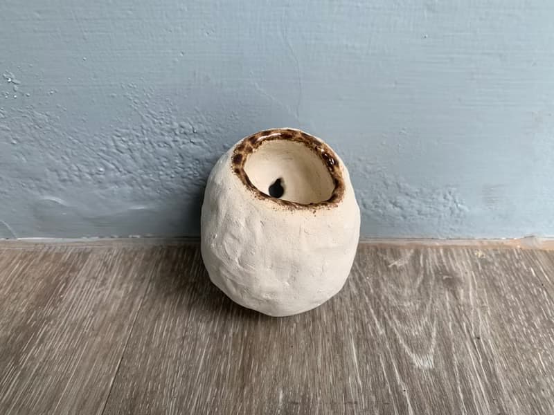 /肥肥的繭/ 手捏陶瓷植栽盆