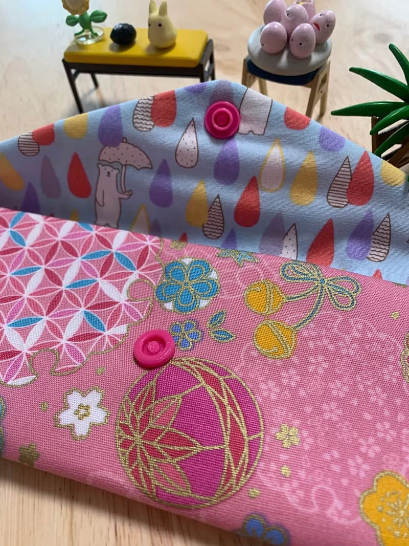 文青風環保純棉筷袋 浪漫金球 柔情粉 完美生活  日本 潮物 收納