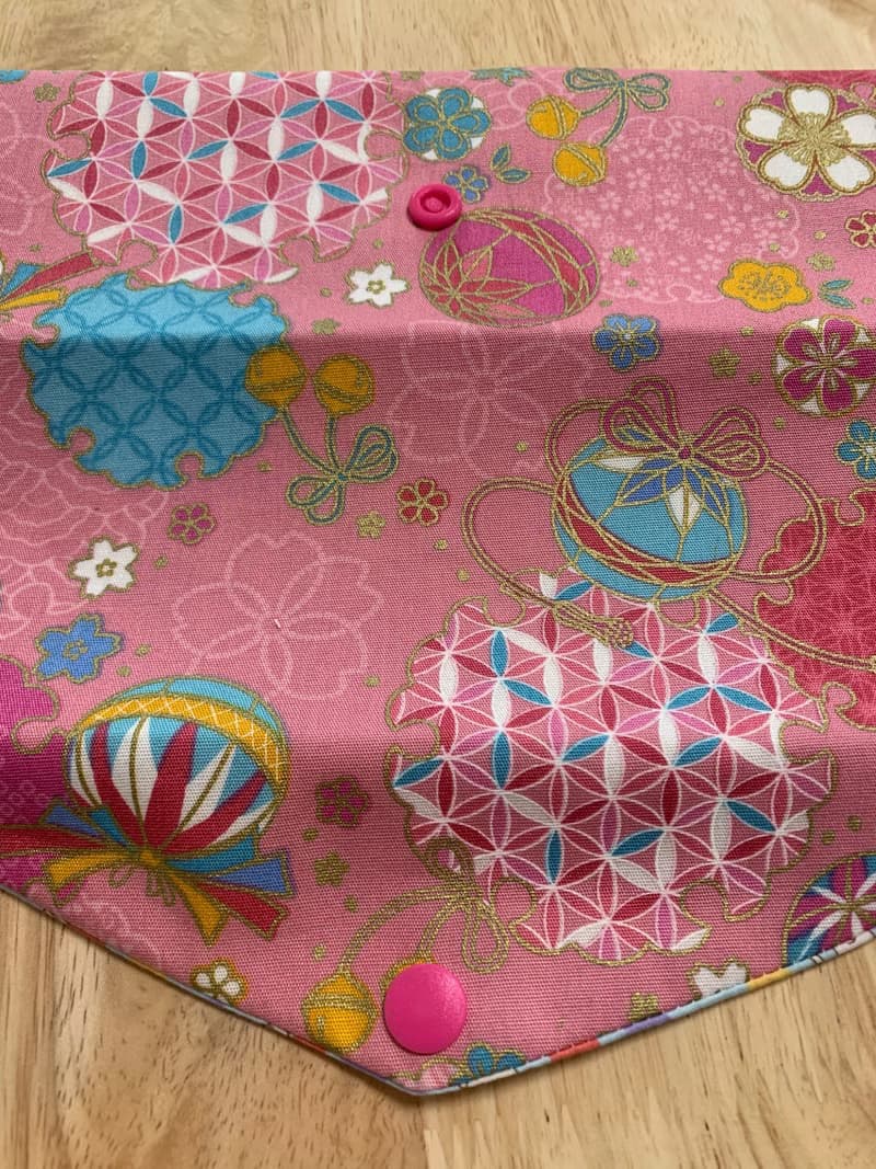 文青風環保純棉筷袋 浪漫金球 柔情粉 完美生活  日本 潮物 收納