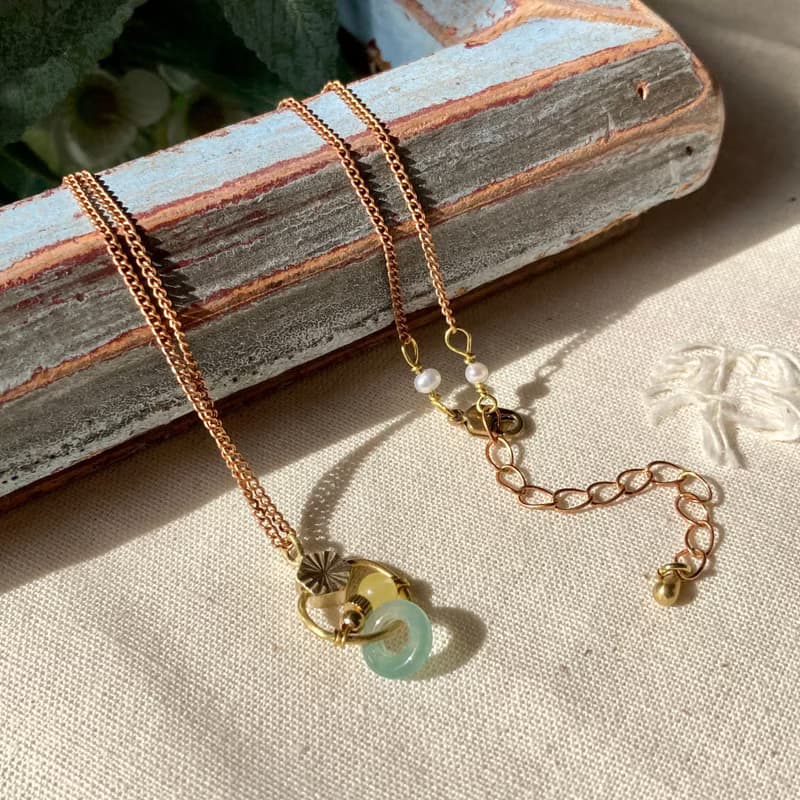 老林雜貨 | 翡翠蜜蠟項鍊