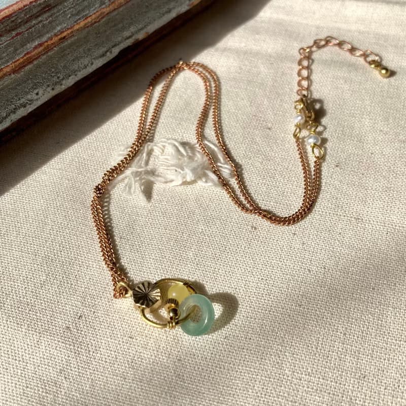 老林雜貨 | 翡翠蜜蠟項鍊