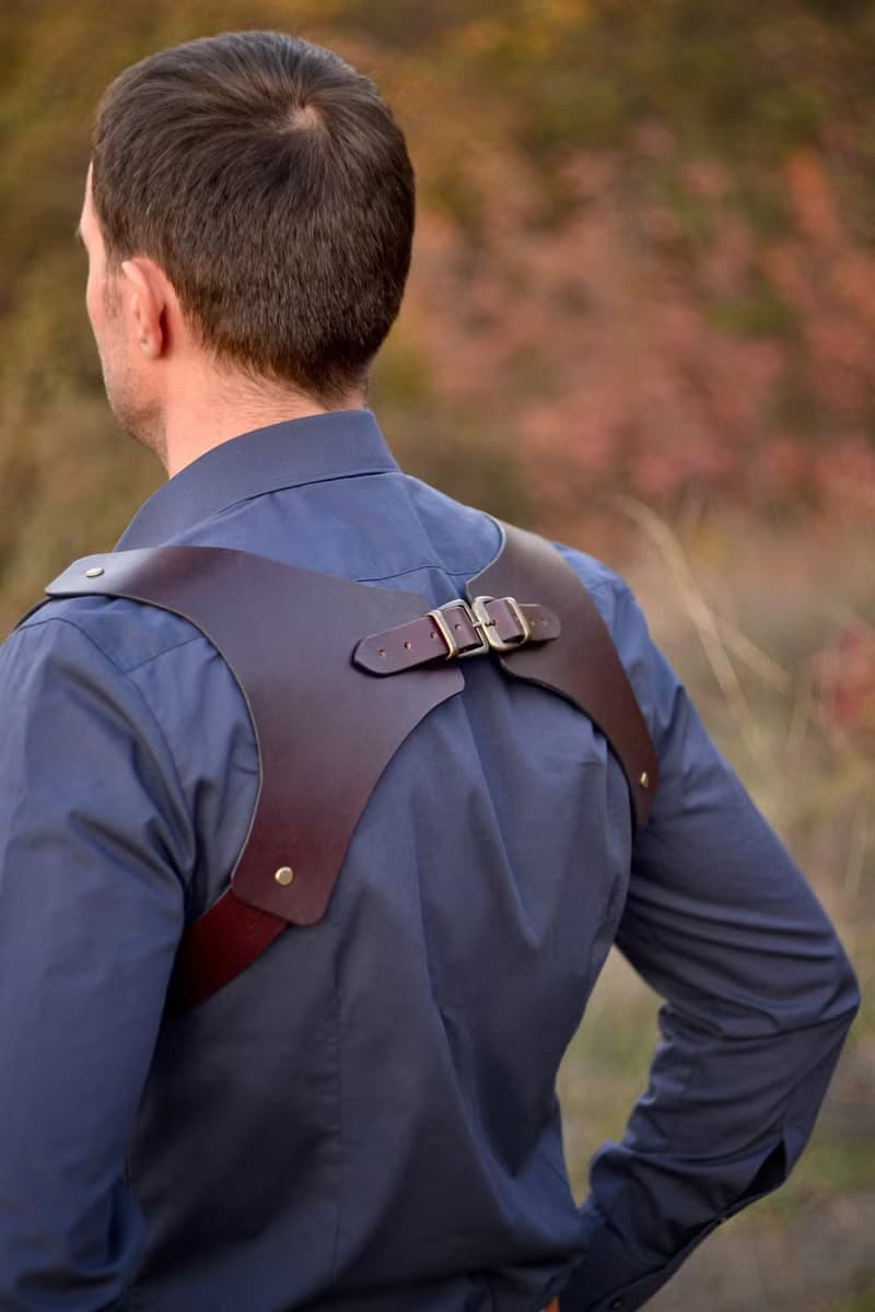 Leather handmade suspenders for mens. Handmade Suspenders. Braces. Wedding Groom