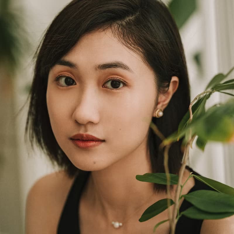 Avery's Wreath_Akoya珍珠復古鈕扣耳環