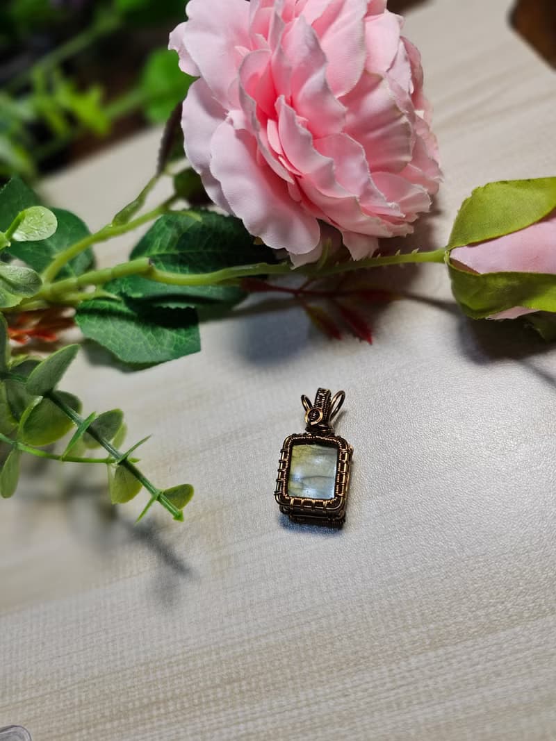 【葉綠舒手作】沙漠之原 /金屬線編織/節日/禮物/飾品