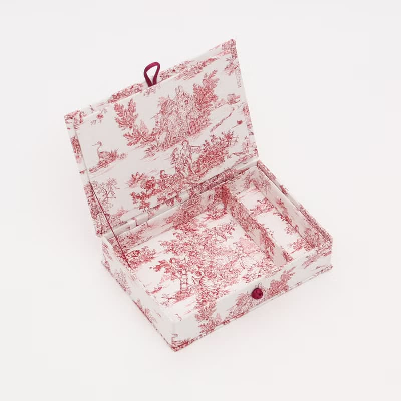 Toile de Jouy Sewing Kit S Storage Box