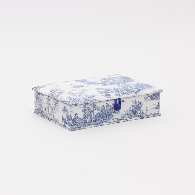 Toile de Jouy Sewing Kit S Storage Box