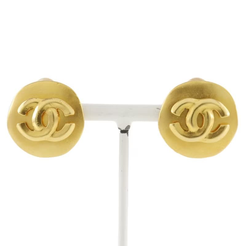 【日本直送】シャネル CHANEL ココマーク イヤリング ヴィンテージ 金メッキ 96P 約20.9g レディース【中古】
