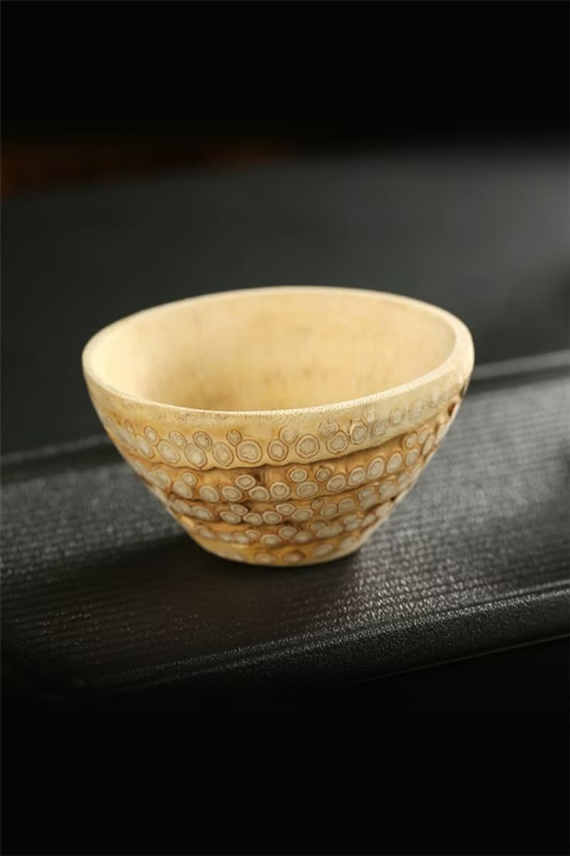 手工打磨竹製品&茶具系列 | 滿釘 竹根杯 茶杯  水杯 | 根雕