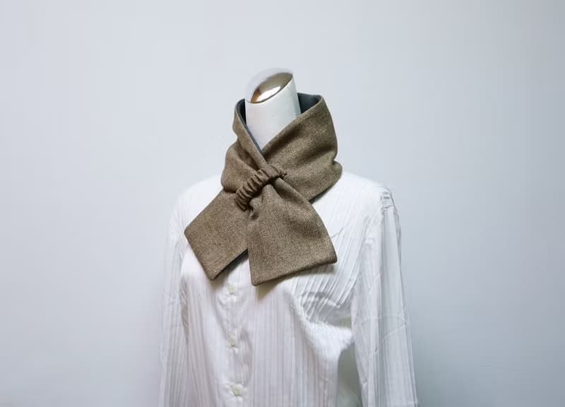 可調式短圍巾.scarf 保暖圍脖 雙面雙色 大人.小孩均適用