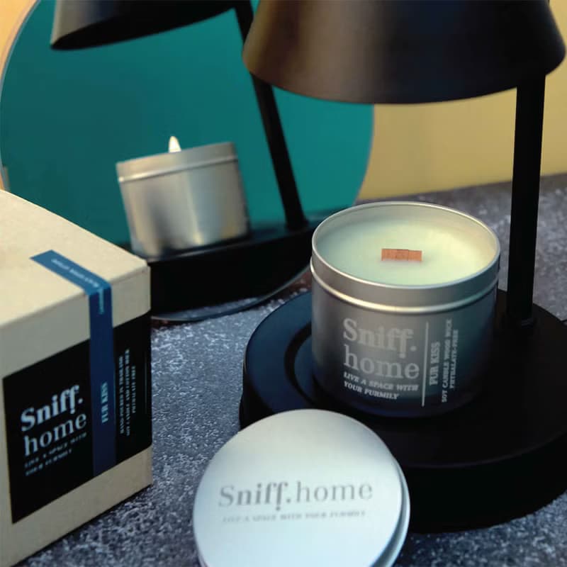 Pet odor candles soy wax phthalate-free - Fur Kiss scent 200g | Sniff