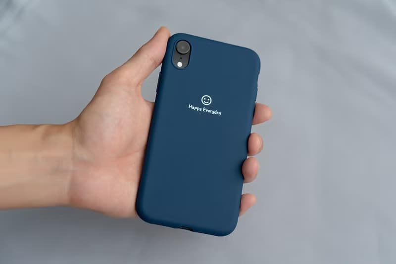 【來圖定製】深藍色 可定製 適用於iPhone的手機殼