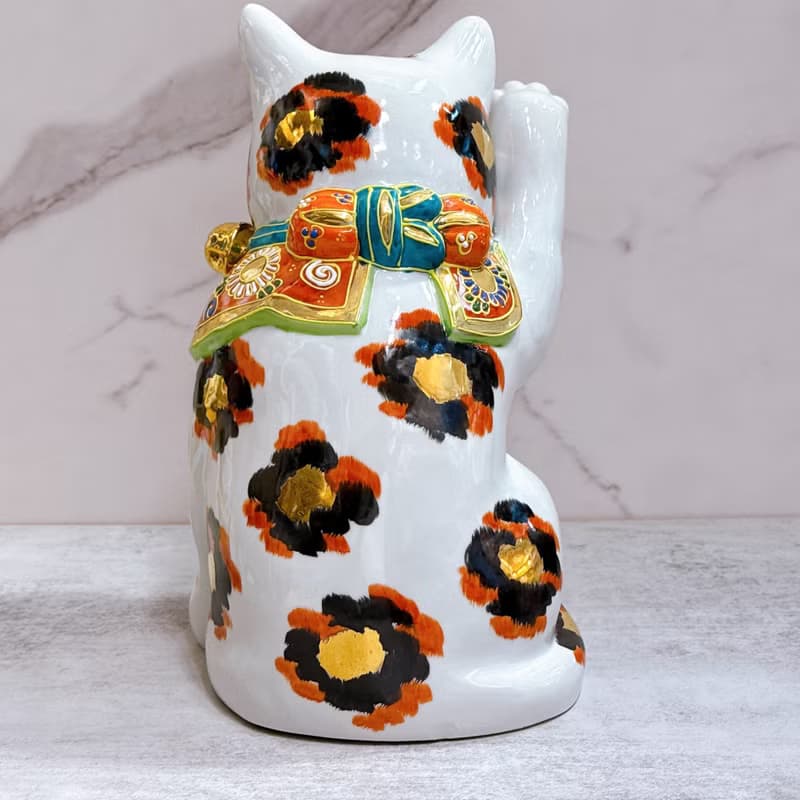 【金華三福】日本九谷燒招財貓 | 10號 - 金三毛