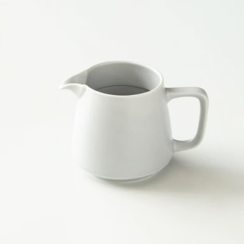 Aroma 陶瓷咖啡下壺 400mL/霧色/愛樂壓適用/日本陶瓷/茶壺