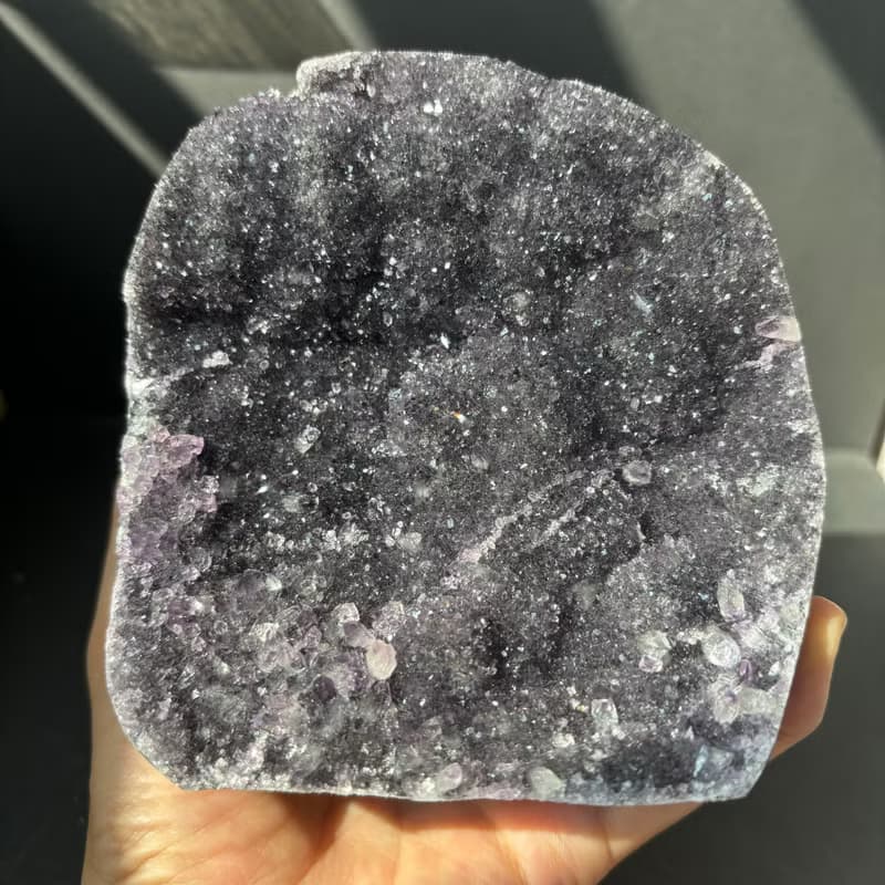 *深紫閃爍* 天然烏拉圭紫水晶擺件 Natural Amethyst