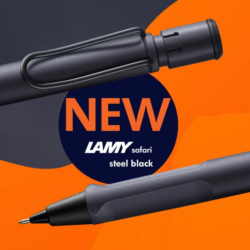 【雷雕刻字2024】LAMY 自動鉛筆 限量獨家 / SAFARI / 鋼鐵黑
