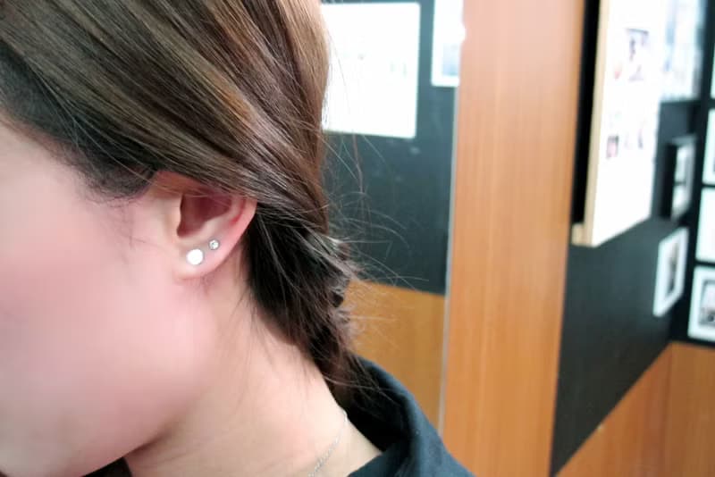純銀 小圓耳環(中) 925純銀耳環 基本款耳環