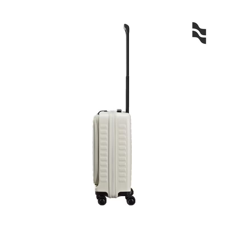 【升級版】【LOJEL】CUBO 19吋前開擴充 登機箱 亞麻白