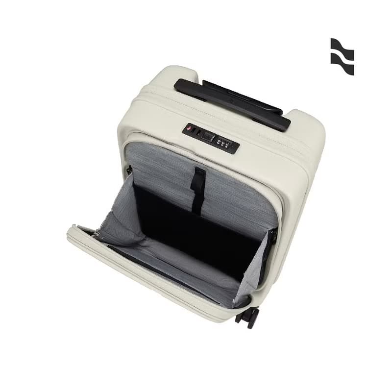 【升級版】【LOJEL】CUBO 19吋前開擴充 登機箱 亞麻白