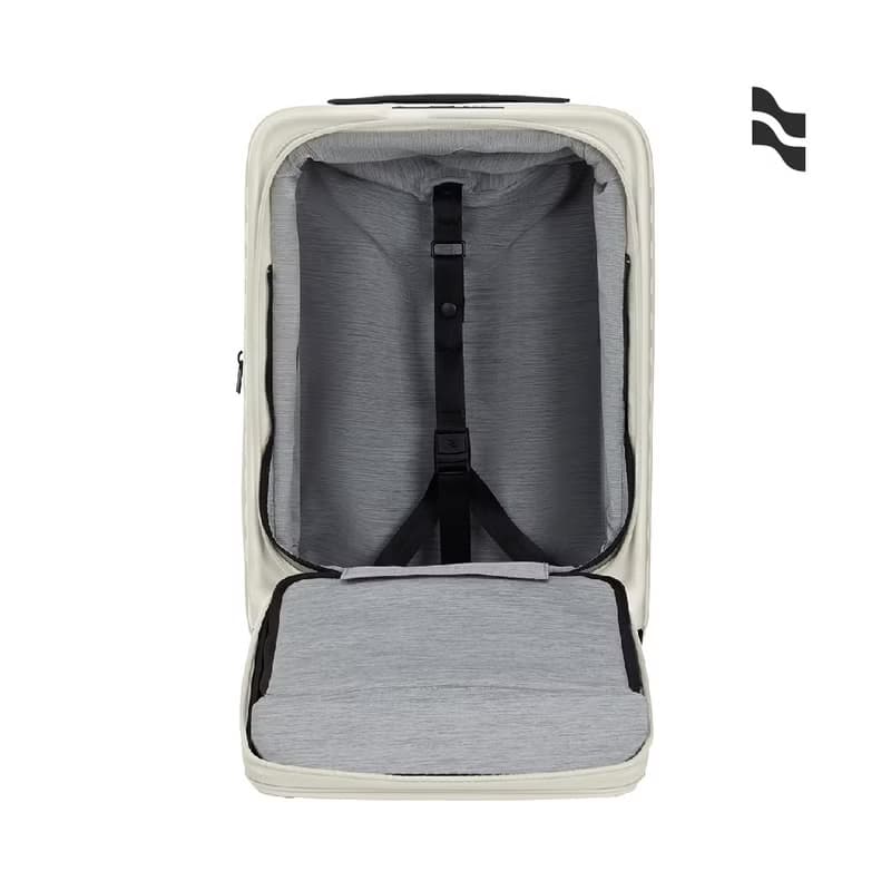 【升級版】【LOJEL】CUBO 19吋前開擴充 登機箱 亞麻白