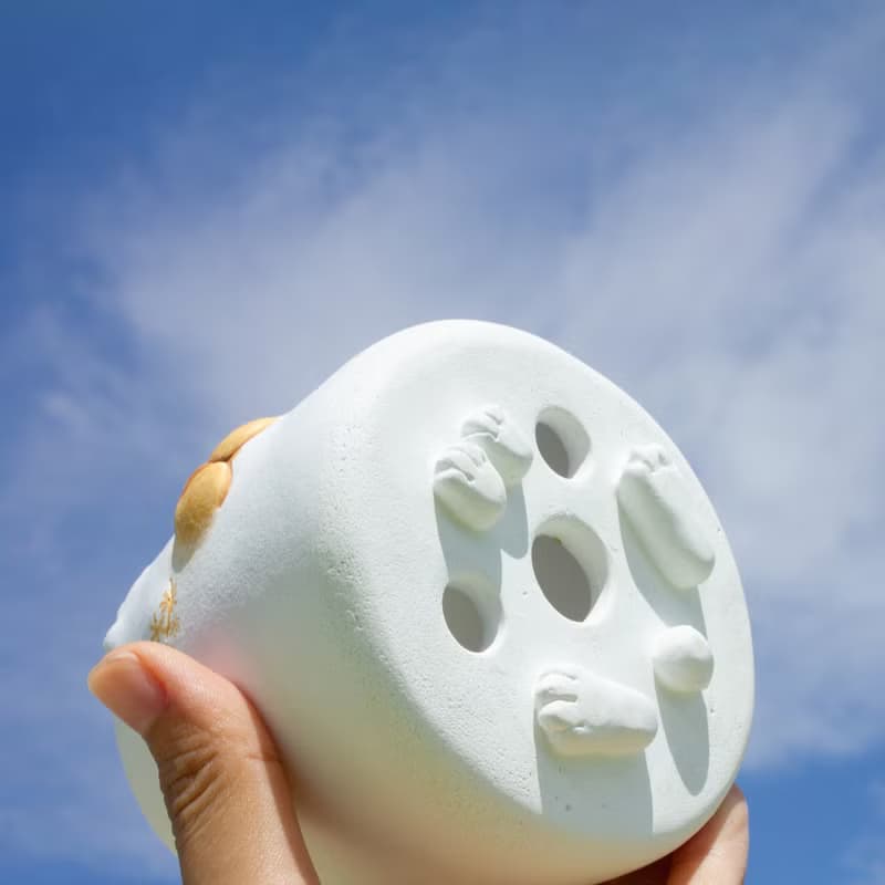 金花兔盆器 植栽盆 植物盆 禮物 禮品 中秋