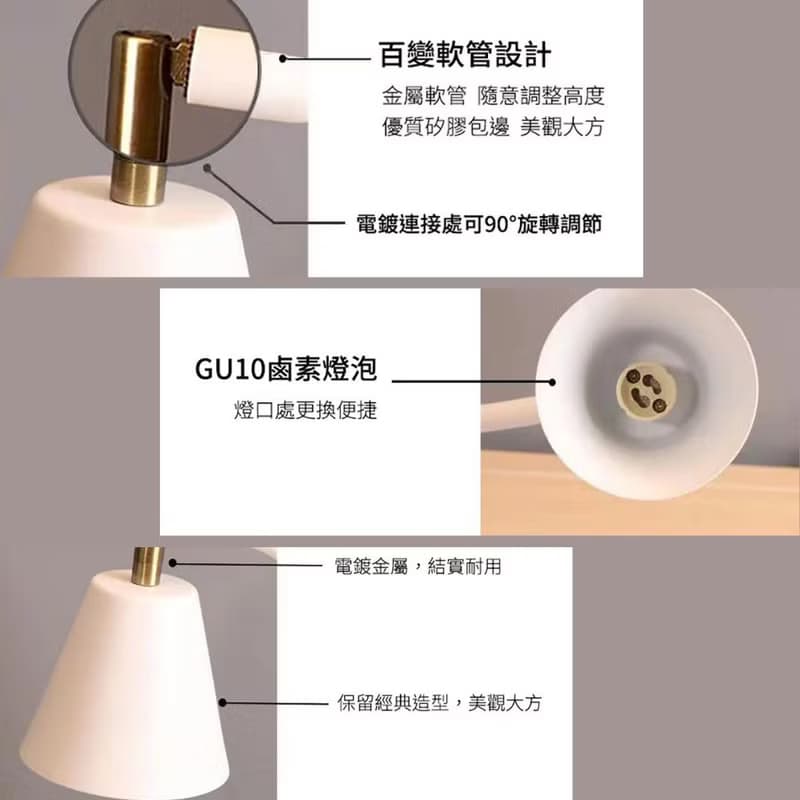 北歐極簡風原木融燭燈- 融蠟燈- 香氛蠟燭燈(可調式軟管)黑色款