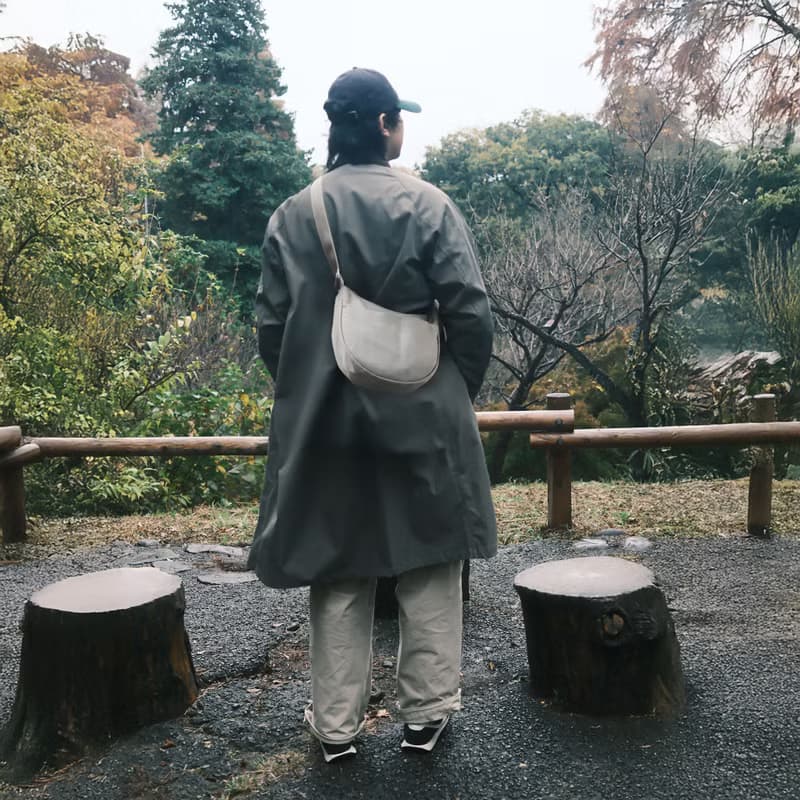 帆布側背小馬鞍包