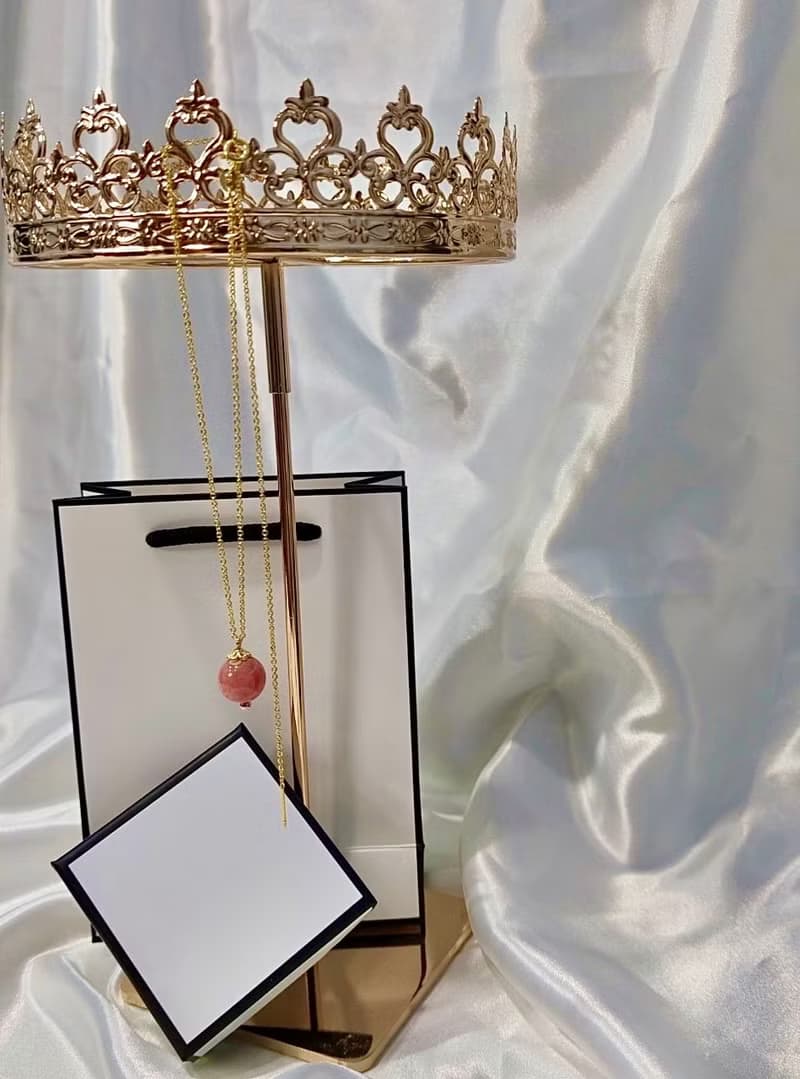 天然紅紋石項鍊