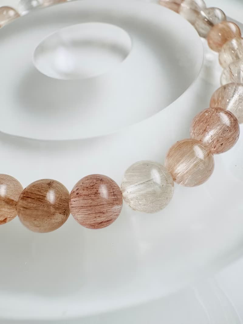 小精品拉絲氣質彩兔毛水晶6.3-6.6mm11.35g細絲星閃氣質首選