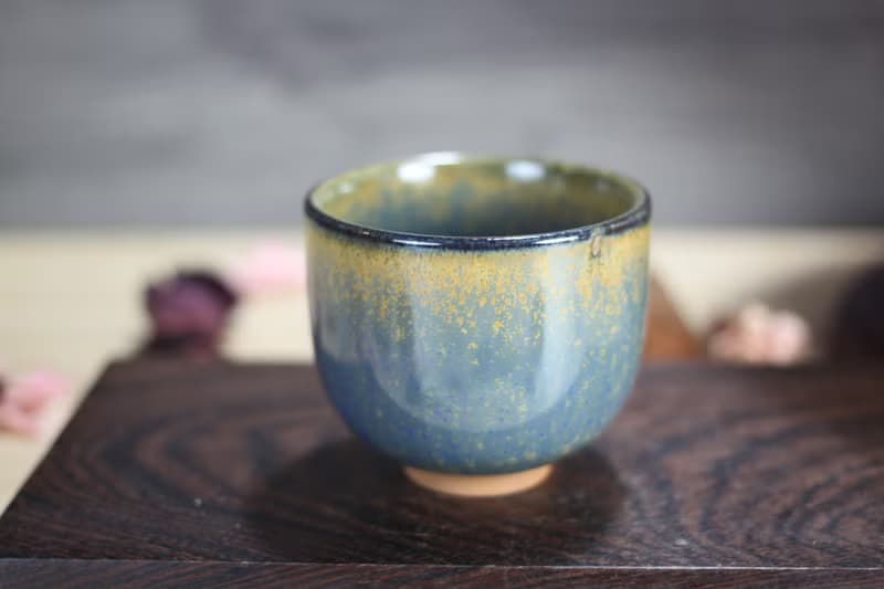 【送禮好物】90ml 天目釉 直身圓口茶杯 酒杯 鶯歌名家葉敏祥作