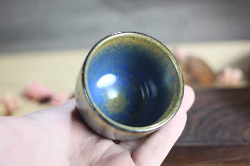 【送禮好物】90ml 天目釉 直身圓口茶杯 酒杯 鶯歌名家葉敏祥作
