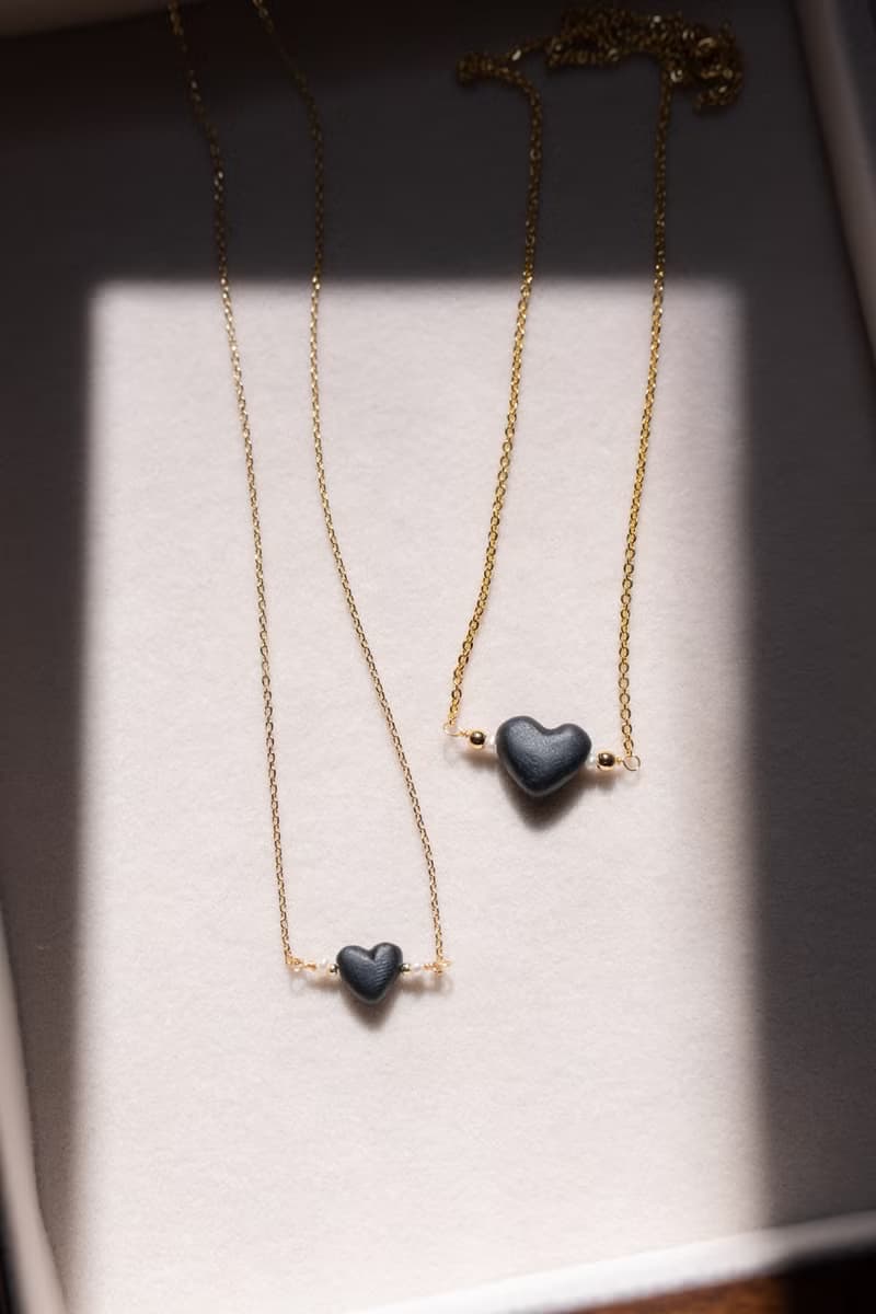 一棵善良的黑心迷你珍珠項鏈